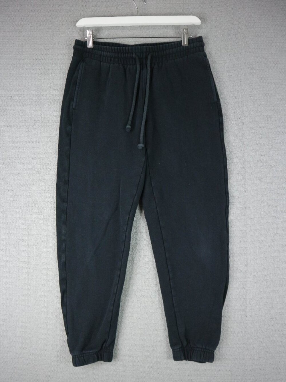 Tna CozyAF Cotton Fleece Jogger Pants Small Black